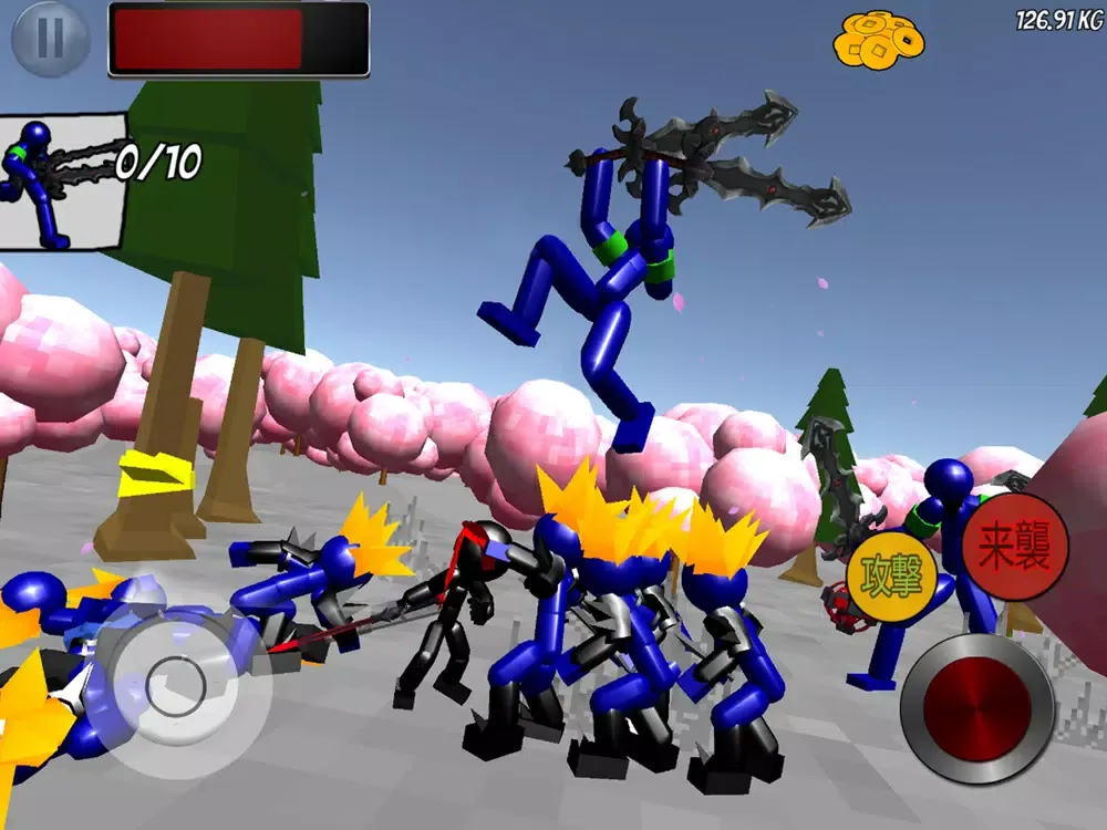 Stickman Ninja Fighting iPad  Ekran Görüntüleri