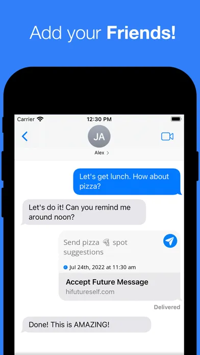 ภาพหน้าจอของ HiFutureSelf - Future Messages