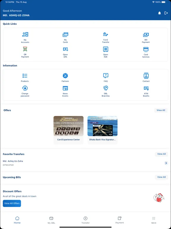 Dhaka Bank Go Plus iPad  Screenshots