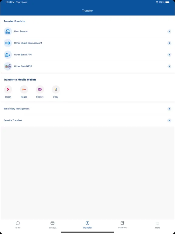 Dhaka Bank Go Plus iPad  Screenshots