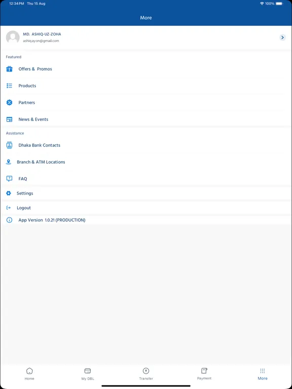 Dhaka Bank Go Plus iPad  Screenshots