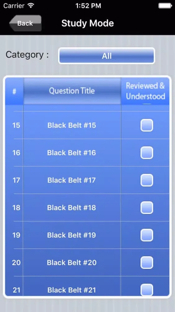 Capturas de tela do Six Sigma Black Belt Exam Prep
