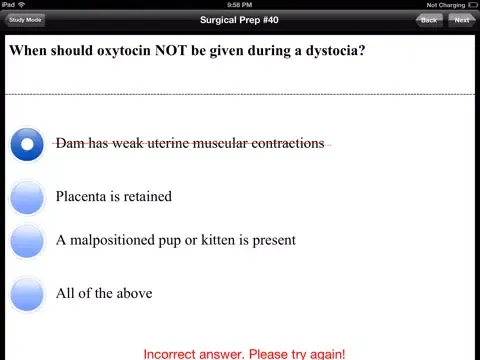 Tangkapan layar Veterinary Technician Exam Prep iPad 