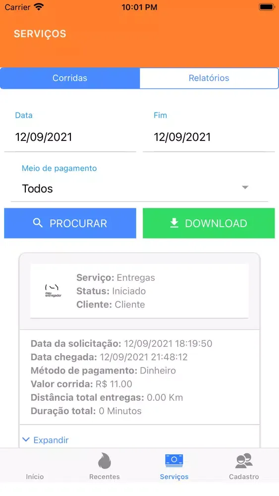 Meu entregador - PARA CLIENTES स्क्रीनशॉट