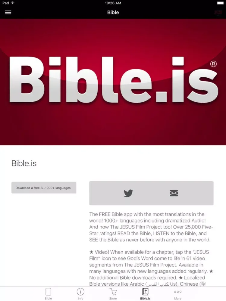 The Bible Society in Sudan iPad  স্ক্রিনশট