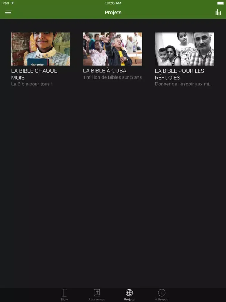 Société biblique canadienne iPad  Screenshots
