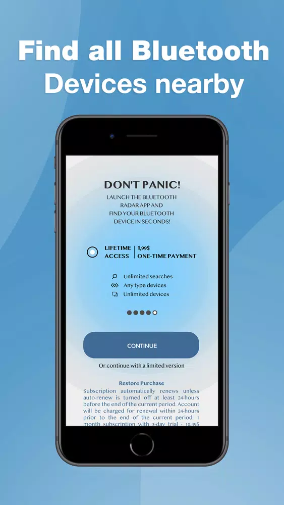 Tangkapan layar FindDev