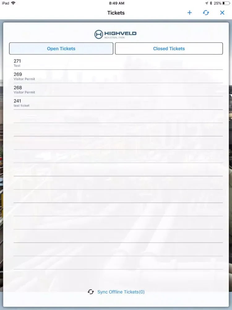Capturas de tela do Highveld Industrial Park iPad 