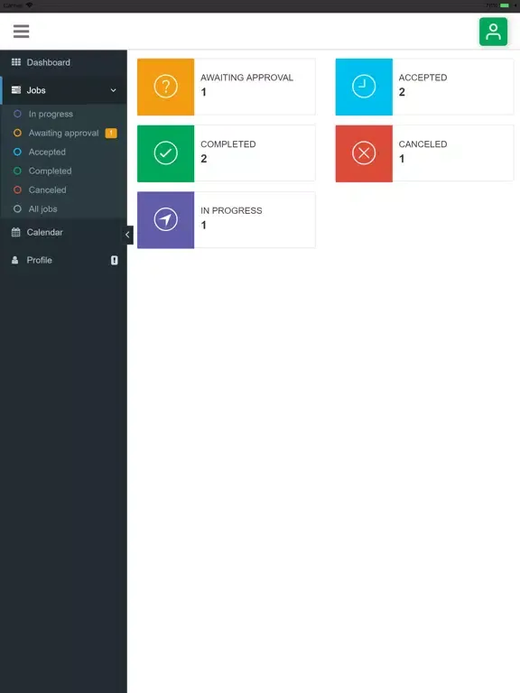 Скриншоты DBS CHAUFFEUR APP iPad 