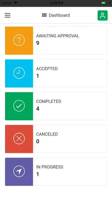 Скриншоты DBS CHAUFFEUR APP
