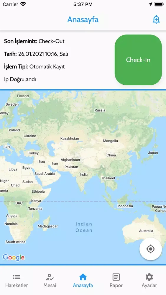 Dogru Vakit PDKS Ekran Görüntüleri
