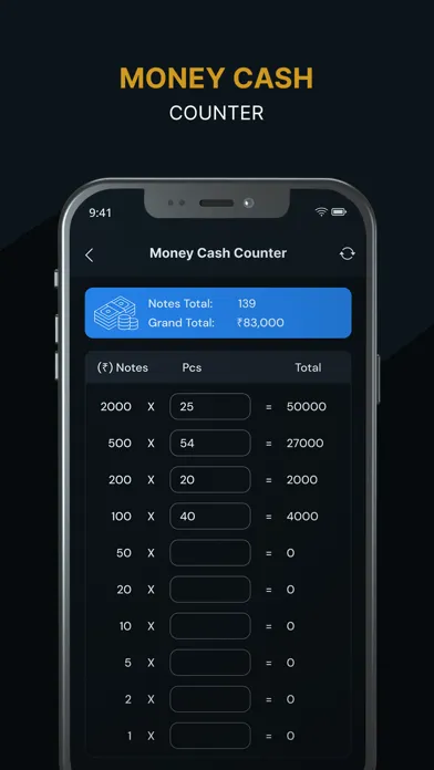 Capturas de tela do iGst Calculator