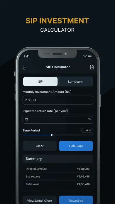 Capturas de tela do iGst Calculator
