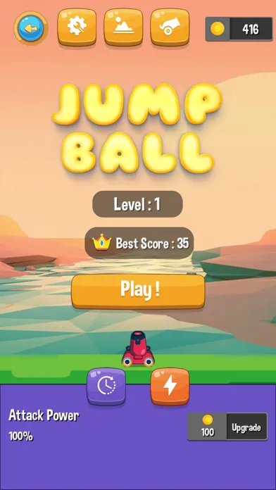 ภาพหน้าจอของ Ball Games: Bounce & Bricks