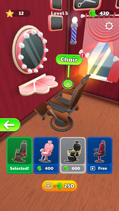 Ảnh chụp màn hình của Fade Master 3D: Barber Shop