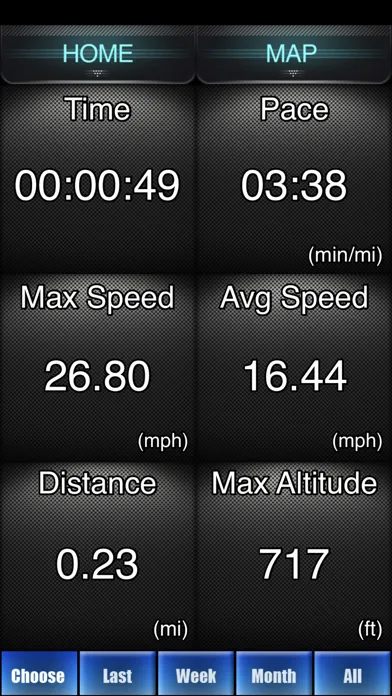 Capturas de pantalla de Bike Ride Tracker - GPS Bicycle Computer