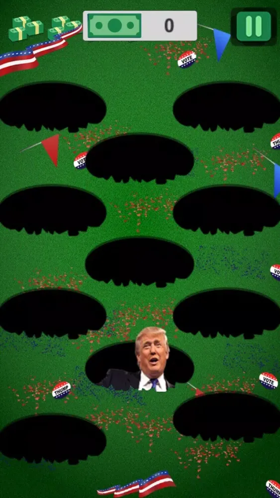 Capturas de tela do Thump the Trump