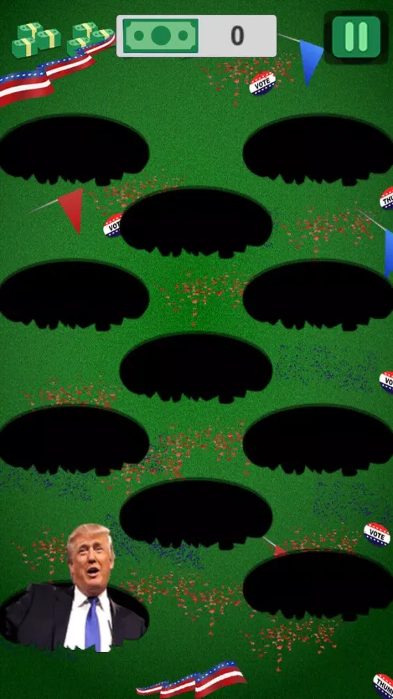 Capturas de tela do Thump the Trump