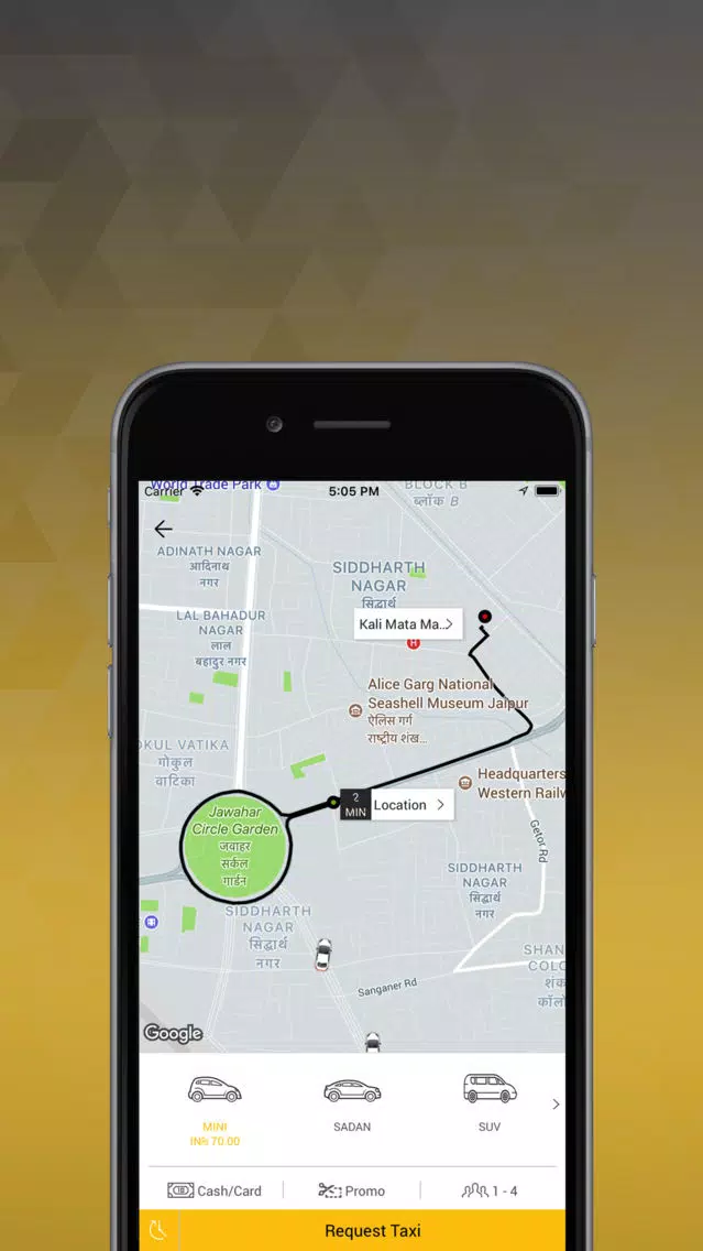 D Cabs Passenger應用截圖