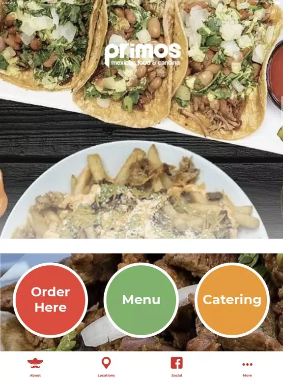 Primos Mexican Food & Cantina iPad  Ekran Görüntüleri