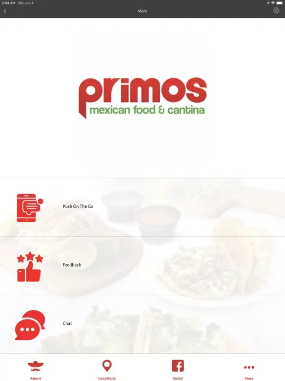 Primos Mexican Food & Cantina iPad  Ekran Görüntüleri