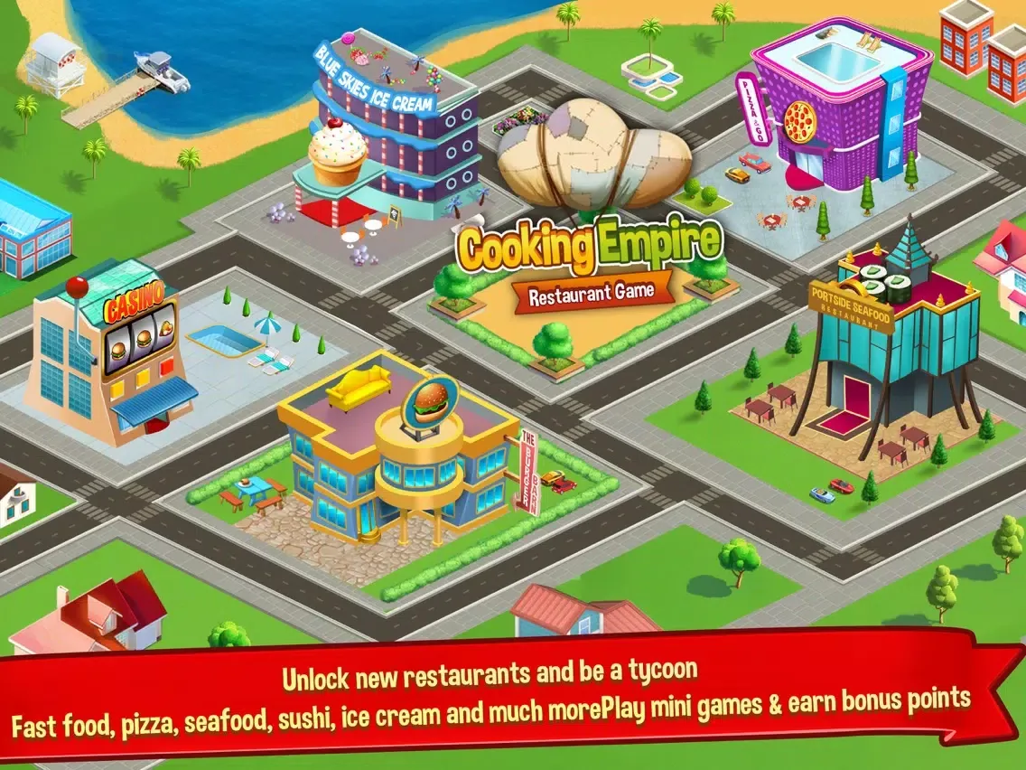 صور Cooking Empire Restaurant Game iPad 