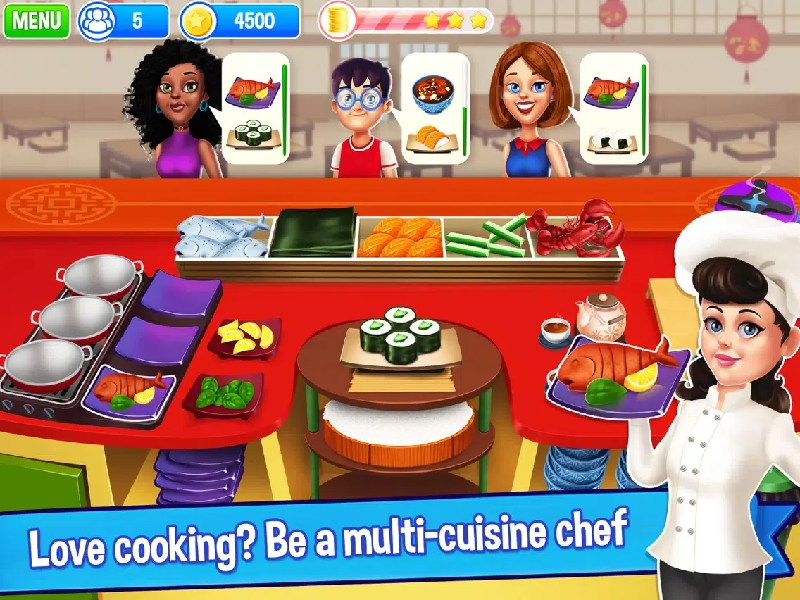 صور Cooking Empire Restaurant Game iPad 