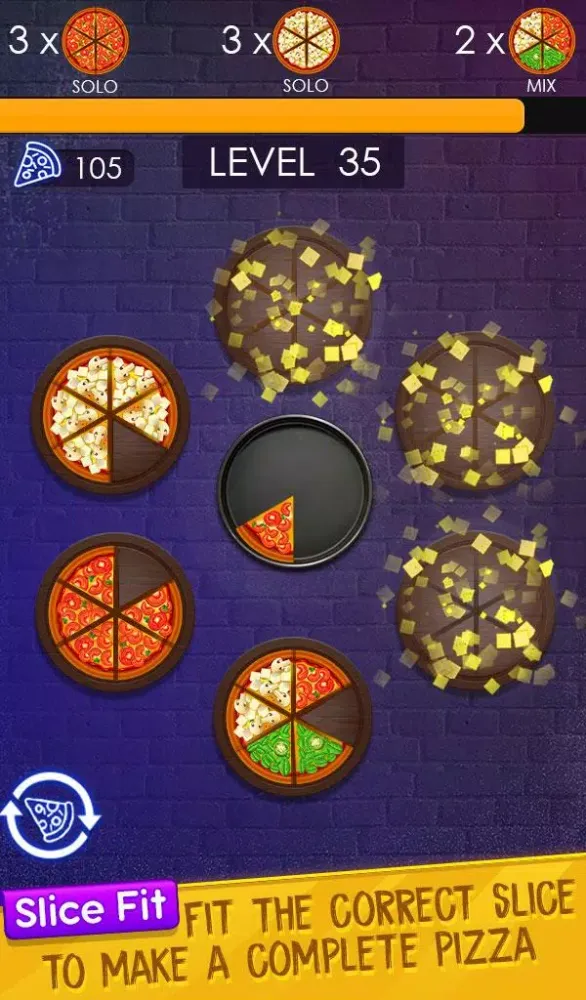 Fit The Slices – Pizza Games Screenshots