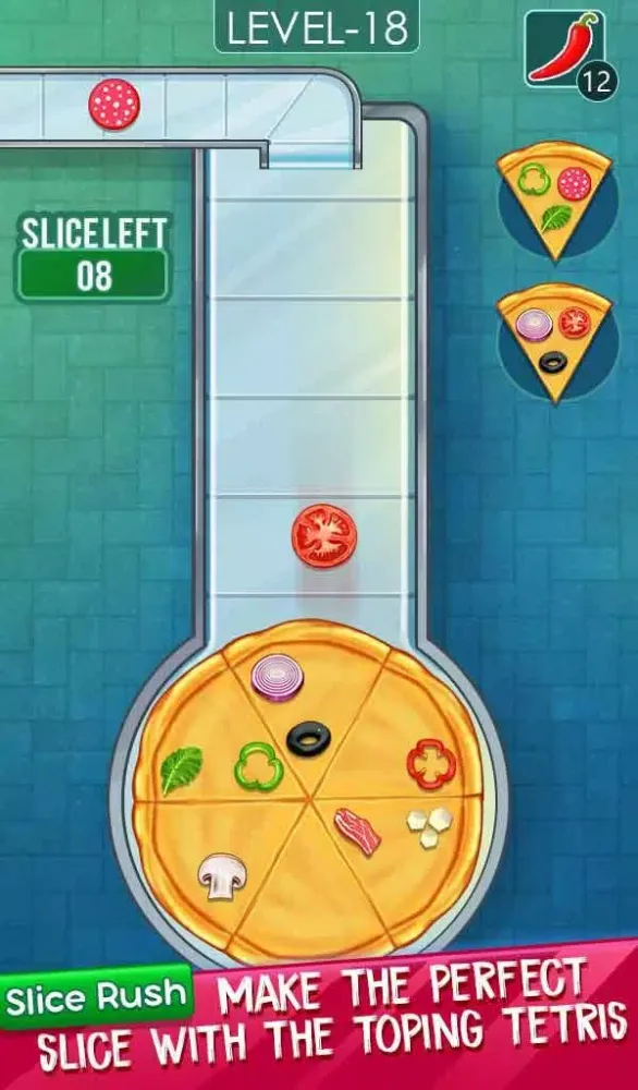 Fit The Slices – Pizza Games Screenshots