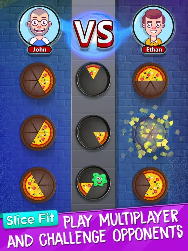 Fit The Slices Puzzle iPad  Screenshots