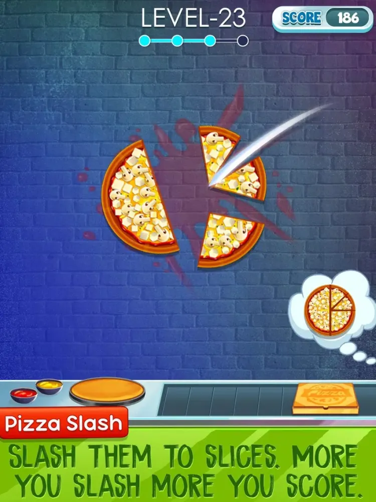 Fit The Slices Puzzle iPad  Screenshots