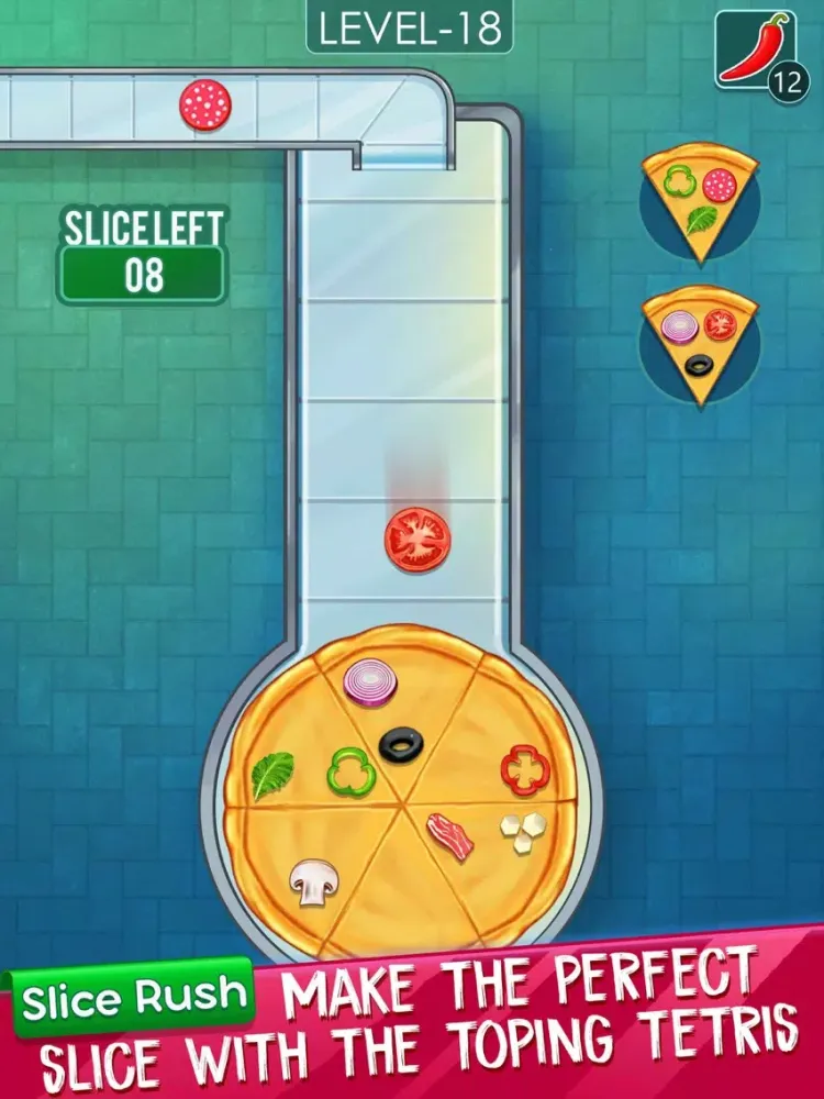 Fit The Slices Puzzle iPad  Screenshots
