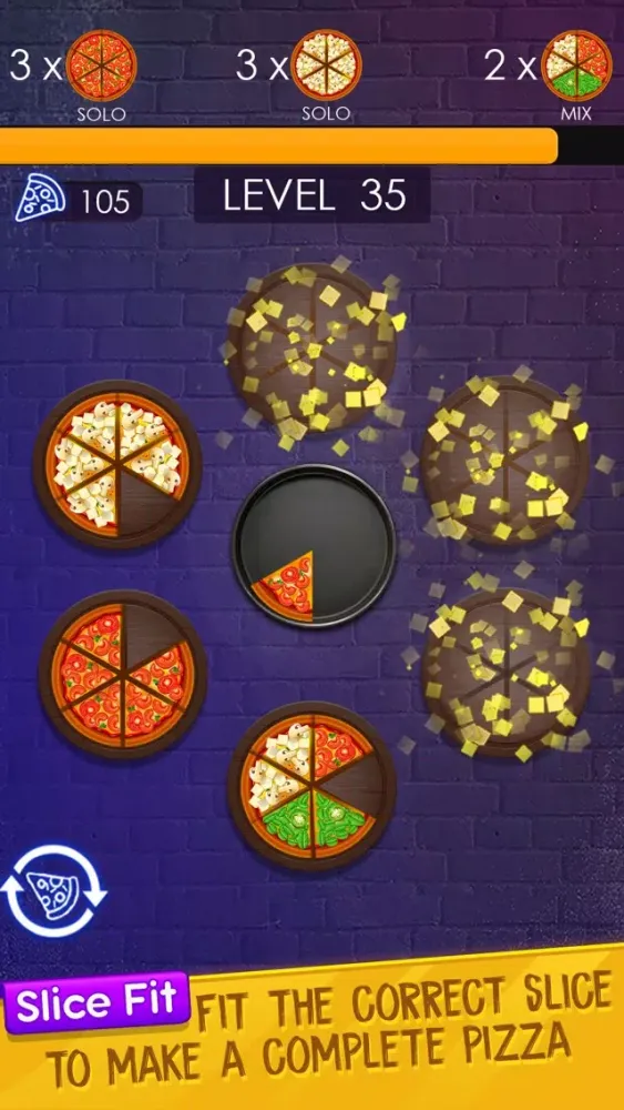 Fit The Slices Puzzle Screenshots