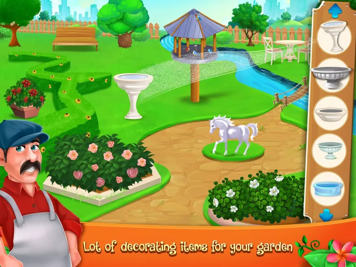 صور Garden Decoration and Cleaning iPad 