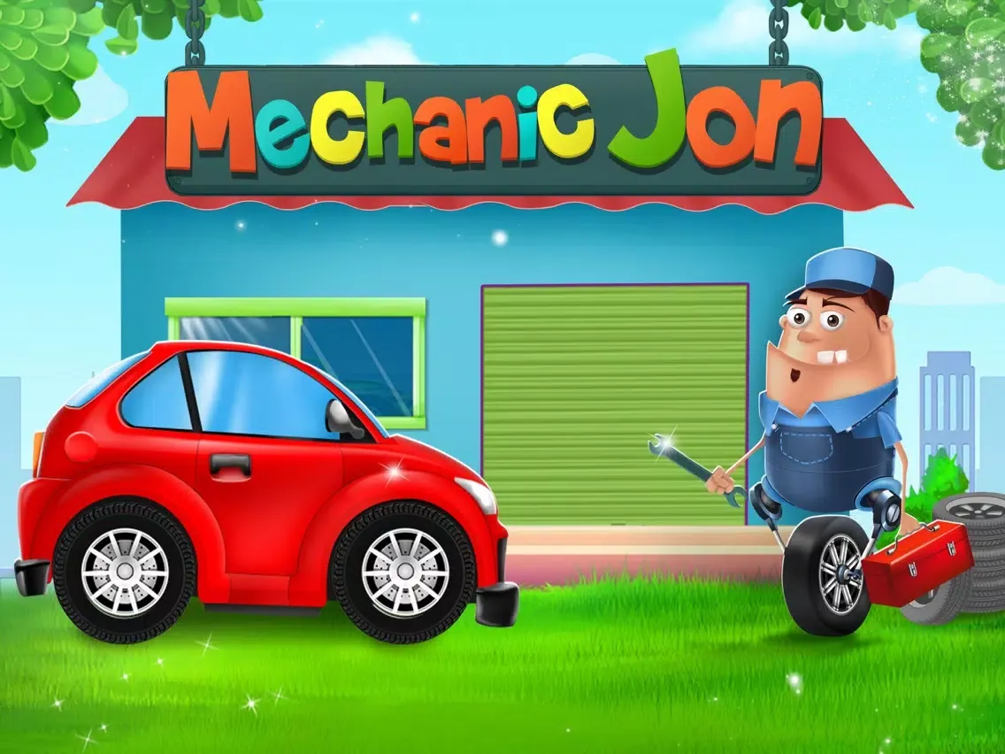 ภาพหน้าจอของ Mechanic Jon Car Repair & Wash iPad 