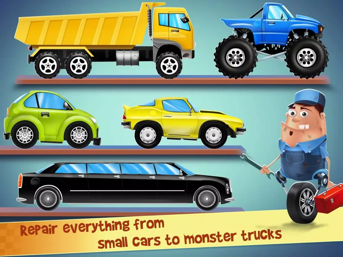 ภาพหน้าจอของ Mechanic Jon Car Repair & Wash iPad 