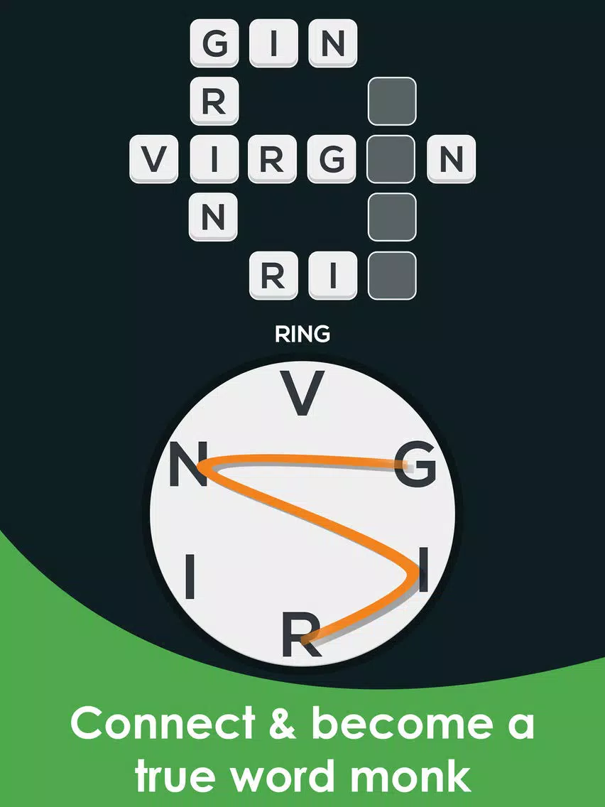 Word Monk Connect Word Puzzle iPad  Screenshots