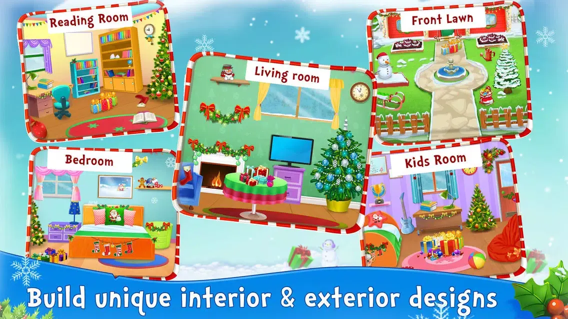 Captures d'écran de Dream Home Winter Mansion