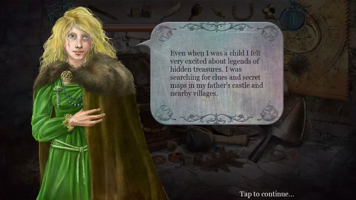 Capturas de tela do Viking Mystery