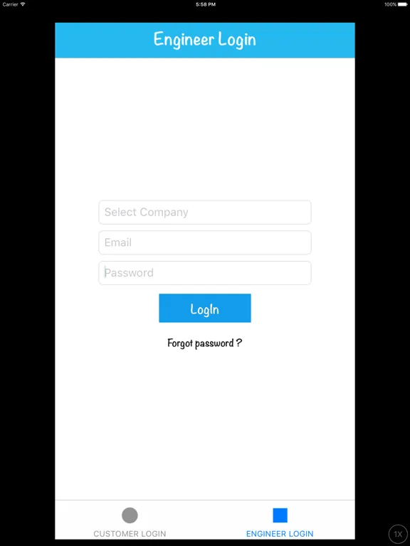 DCC Service iPad  Screenshots