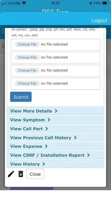 DCC Service Screenshots