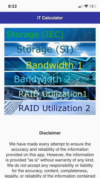 تصاویر Bandwidth RAID Calculator