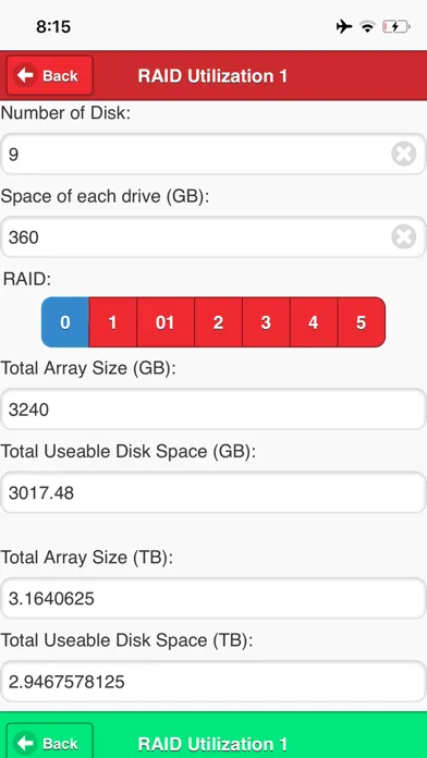 تصاویر Bandwidth RAID Calculator