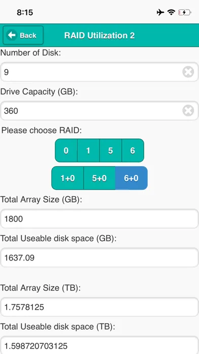 تصاویر Bandwidth RAID Calculator