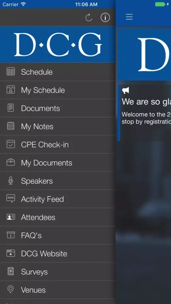 DCG Conference 2018 Screenshots