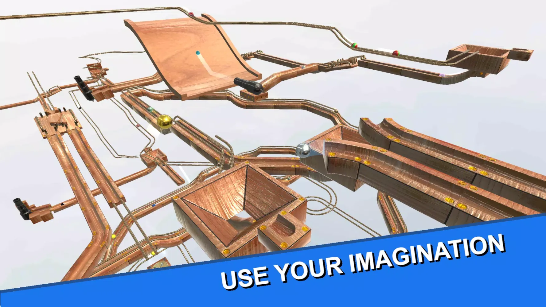 ภาพหน้าจอของ Marble run designer