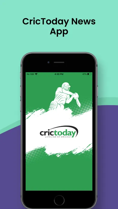 Capturas de tela do Cricket Today