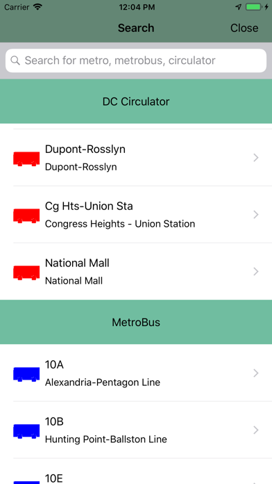 MetroTransit DC স্ক্রিনশট