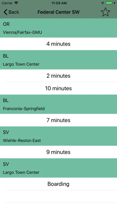 MetroTransit DC 스크린샷