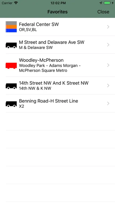 MetroTransit DC 스크린샷